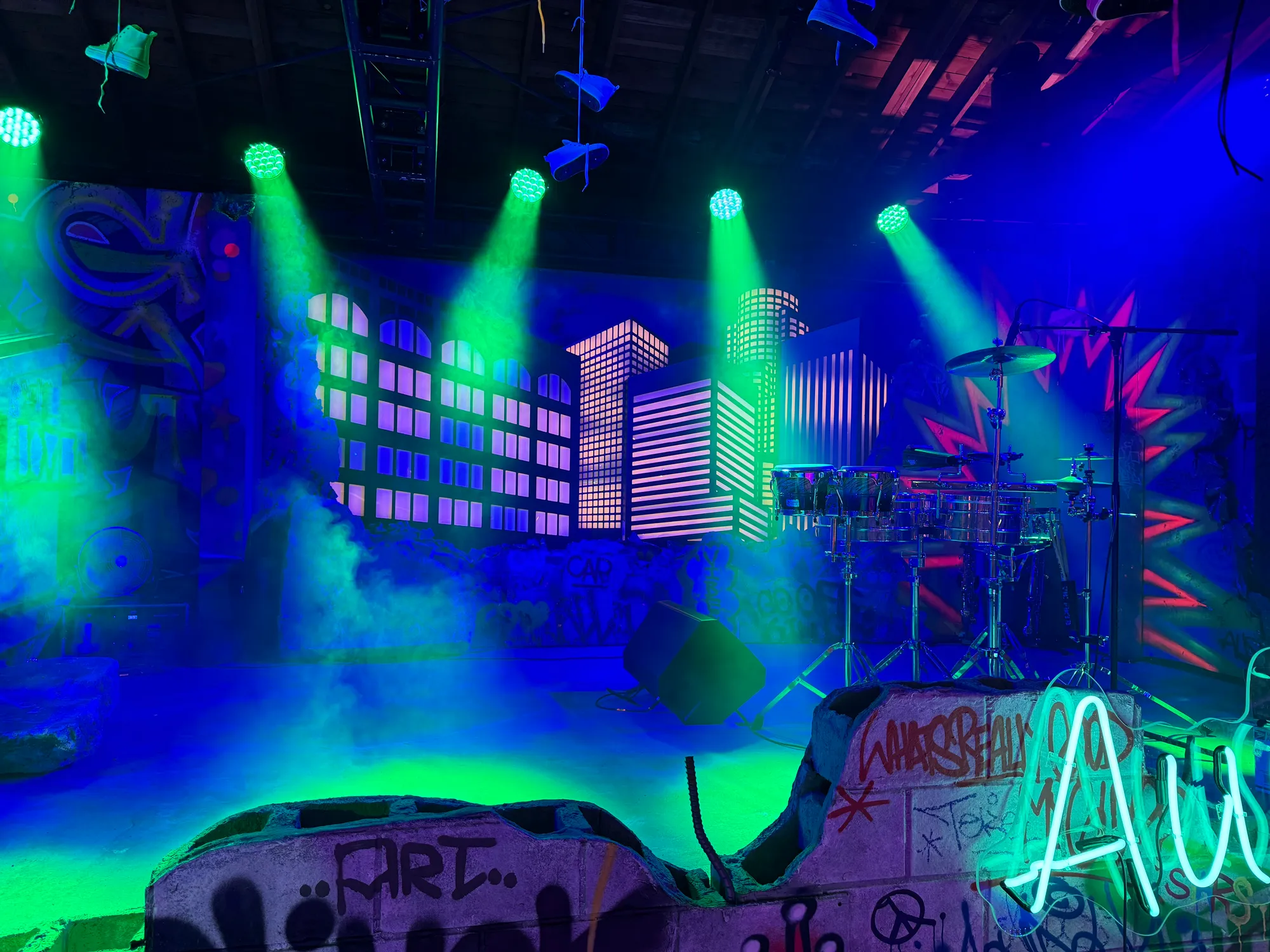 Bar Mitzvah Skyline Stage